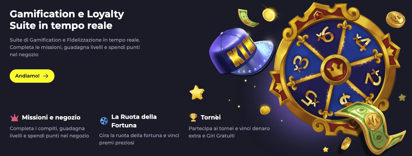 BDM Bet Gamification in Tempo Reale e Suite Fedeltà